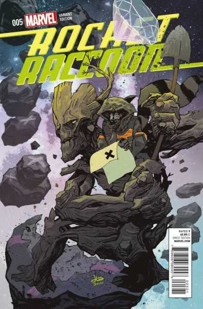 Marvel - ROCKET RACCOON (2014) # 5 LATOUR ROCKET RACCOON AND GROOT VARIANT