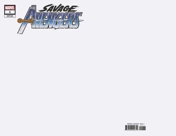 Marvel - SAVAGE AVENGERS (2019) # 1 BLANK VARIANT
