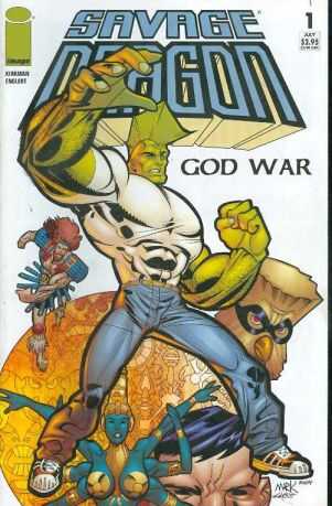 Image Comics - SAVAGE DRAGON GOD WAR # 1