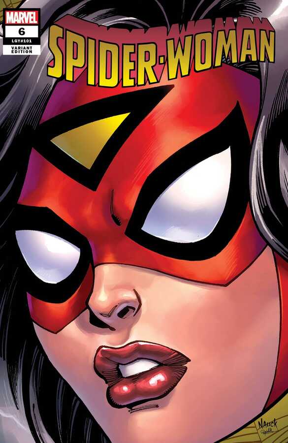 Marvel - SPIDER-WOMAN (2020) # 6 NAUCK HEADSHOT VARIANT