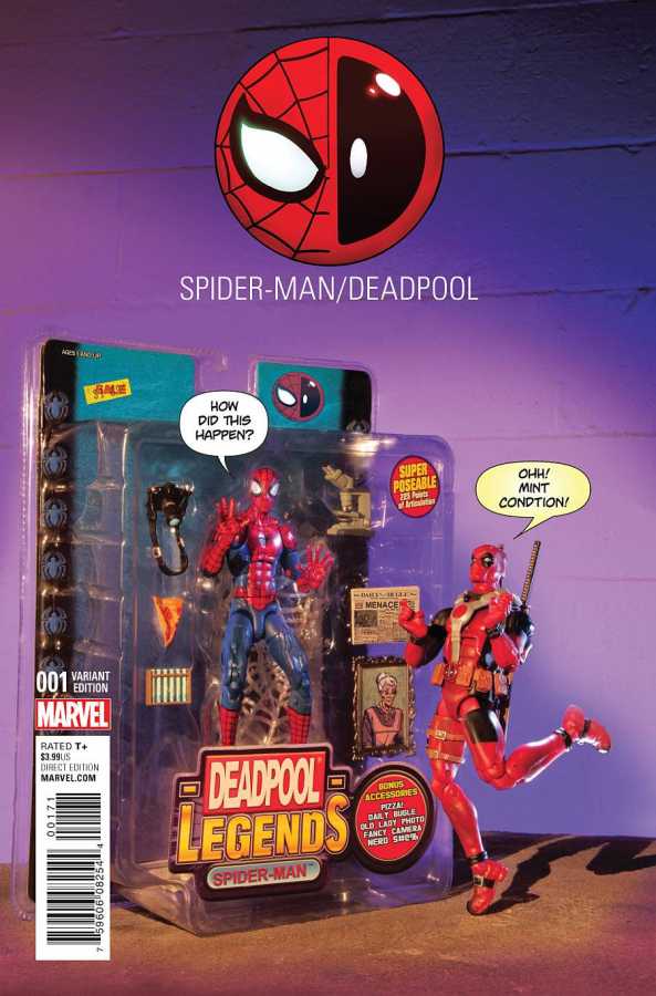 Marvel - SPIDER-MAN DEADPOOL # 1 ACTION FIGURE PHOTO VARIANT