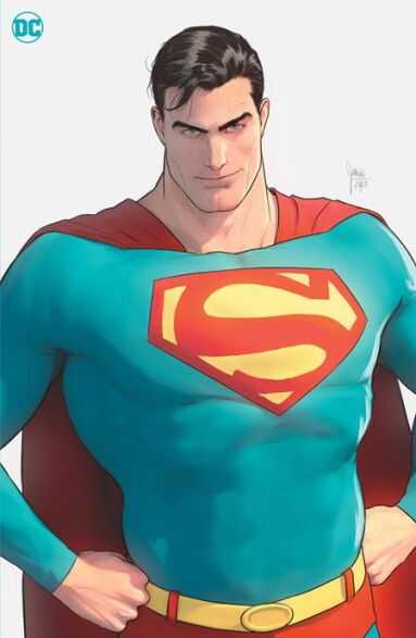 DC Comics - SUPERMAN (2023) # 6 COVER F MIKEL JANIN COSTUME ACETATE VARIANT