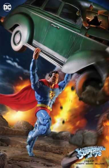 DC Comics - SUPERMAN 78 THE METAL CURTAIN # 1 (OF 6) COVER C ACTION COMICS SUPERMAN MCFARLANE TOYS ACTION FIGURE CARD STOCK VARIANT