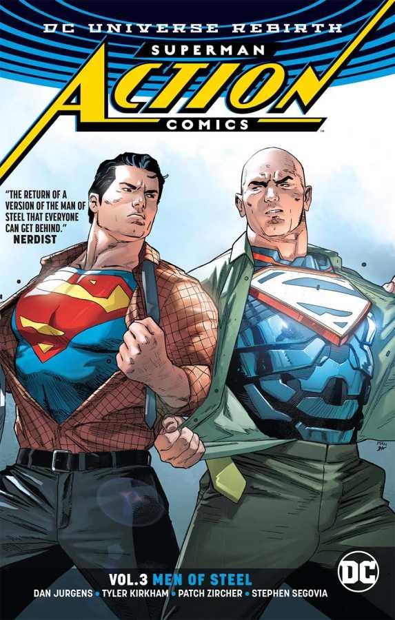 DC Comics - SUPERMAN ACTION COMICS ( REBIRTH ) VOL 3 MEN OF STEEL TPB