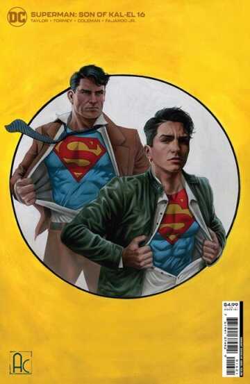 DC Comics - SUPERMAN SON OF KAL-EL # 16 COVER B ARIEL COLON CARD STOCK VARIANT (KAL-EL RETURNS)
