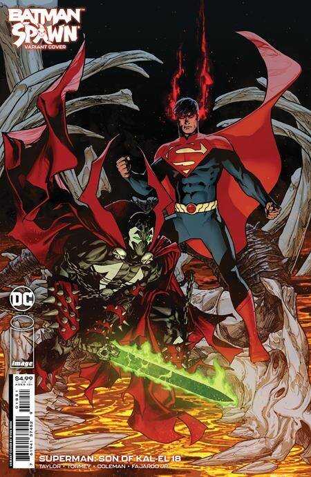 DC Comics - SUPERMAN SON OF KAL-EL # 18 COVER E RYAN SOOK DC SPAWN CARD STOCK VARIANT (KAL-EL RETURNS)
