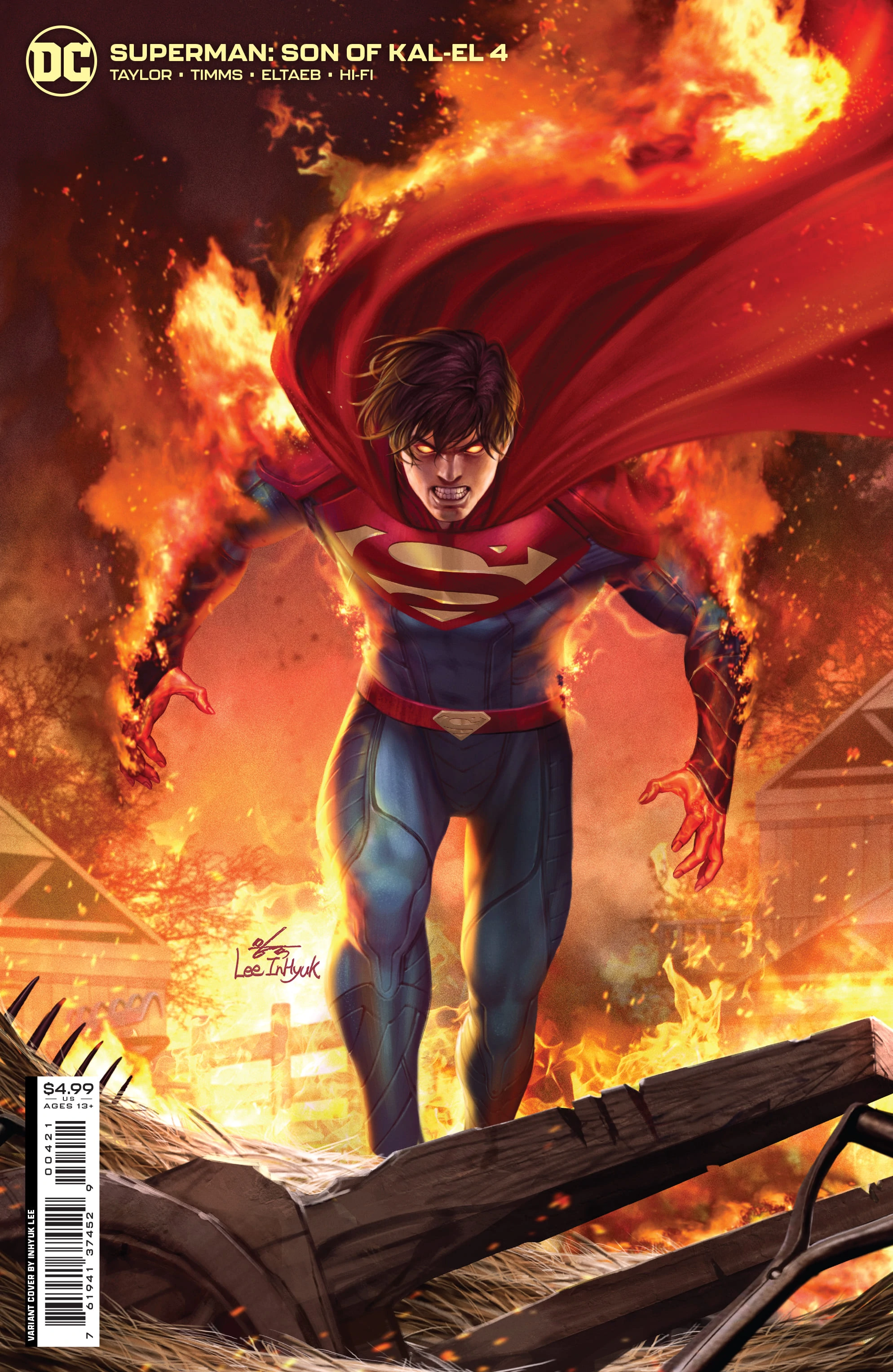 DC Comics - SUPERMAN SON OF KAL EL # 4 CVR B LEE CARD STOCK VARIANT