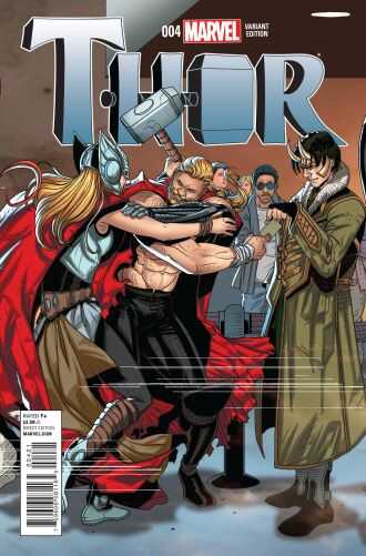Marvel - THOR (2014) # 4 1:20 LARROCA WELCOME HOME VARIANT