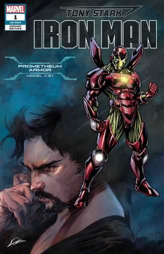 Marvel - TONY STARK IRON MAN # 1 PROMETHEUM ARMOR VARIANT