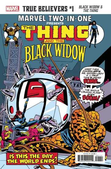 Marvel - TRUE BELIEVERS BLACK WIDOW & THE THING # 1
