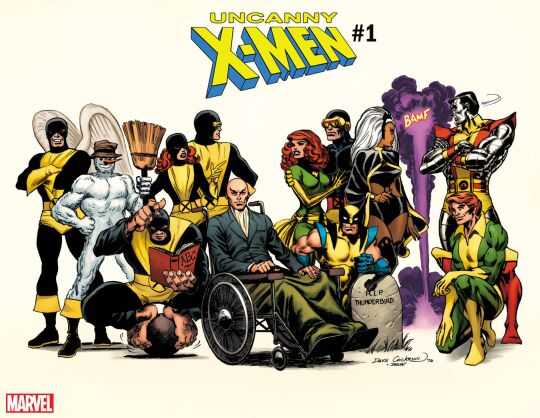 Marvel - UNCANNY X-MEN (2018) # 1 COCKRUM HIDDEN GEM WRAPAROUND VARIANT