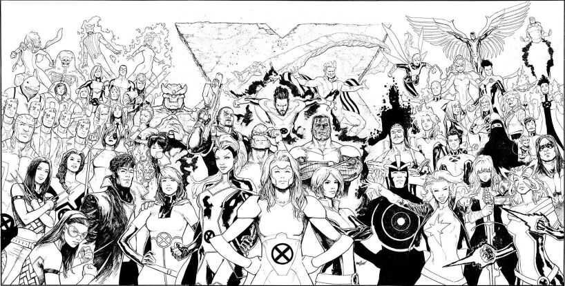 Marvel - UNCANNY X-MEN (2018) # 1 MARQUEZ GATEFOLD VARIANT