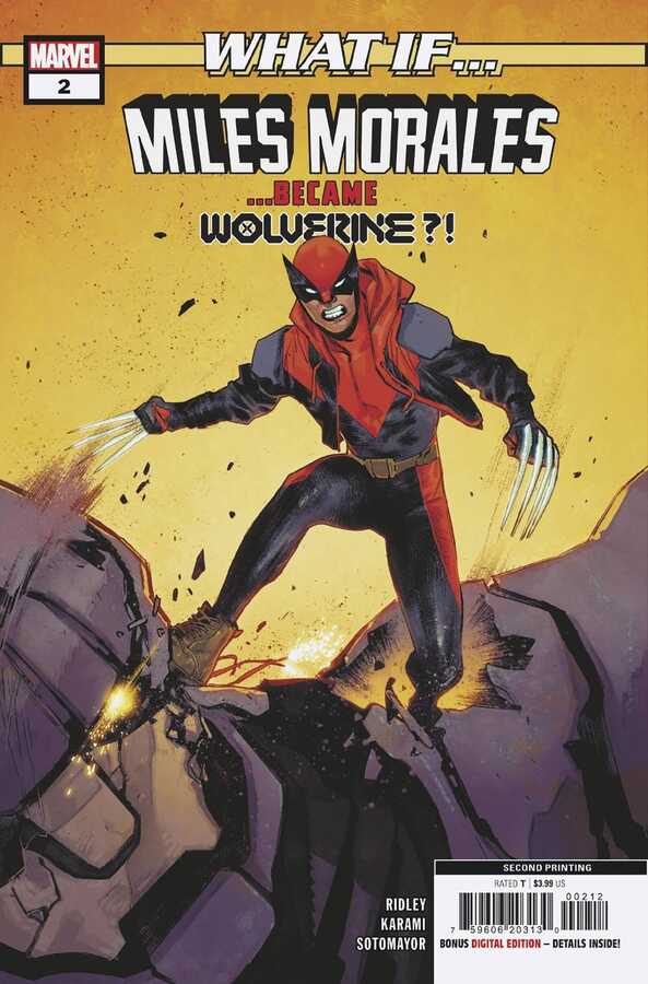 Marvel - WHAT IF? MILES MORALES # 2 (OF 5) SECOND PRINTING PICHELLI VARIANT