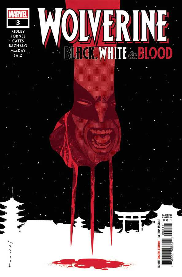 Marvel - WOLVERINE BLACK WHITE & BLOOD # 3
