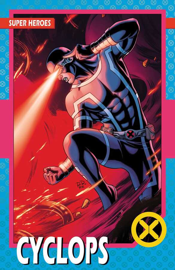 Marvel - X-MEN (2021) # 1 DAUTERMAN NEW LINE UP TRADING CARD VARIANT
